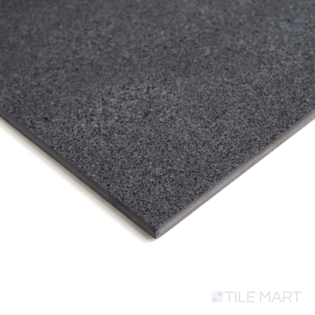 Seen from the side, Origin Boulder offers a bold gray tone with rugged detailing on a matte porcelain base.