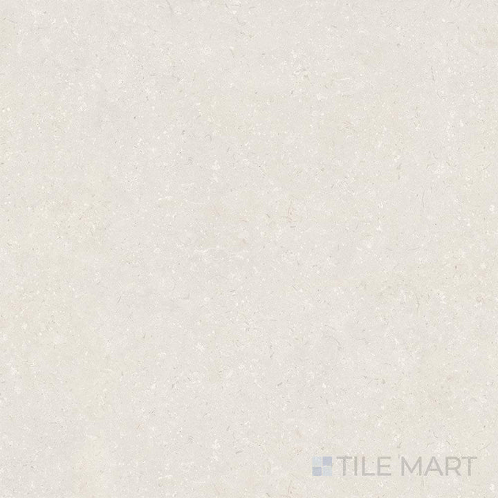 Overhead view of Pietra Coral Sand 48X48 Matte Porcelain, a warm sandy-hued tile with a matte finish that enhances its natural stone-like appeal.