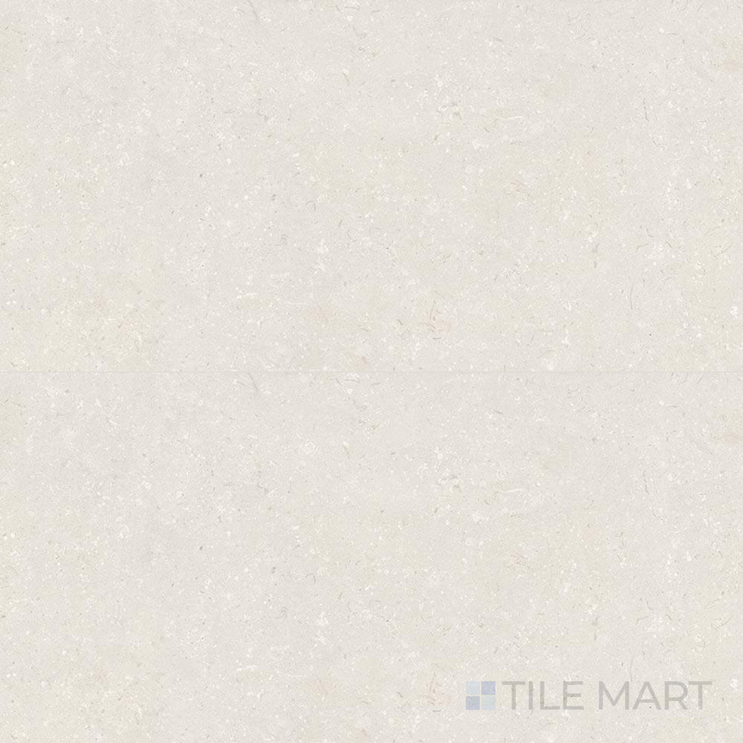 Bird’s-eye shot of Pietra Coral Sand 24X48 Matte Porcelain, a medium-format tile with soft sand tones and a smooth matte finish.