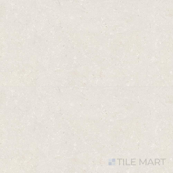 Bird’s-eye shot of Pietra Coral Sand 24X48 Matte Porcelain, a medium-format tile with soft sand tones and a smooth matte finish.