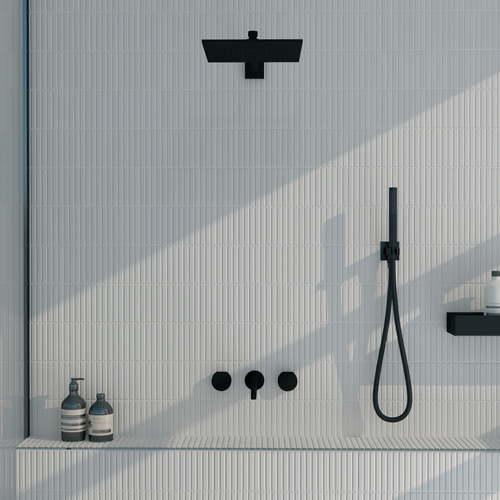 Roku White 4.5X9 Matte Porcelain Mosaic