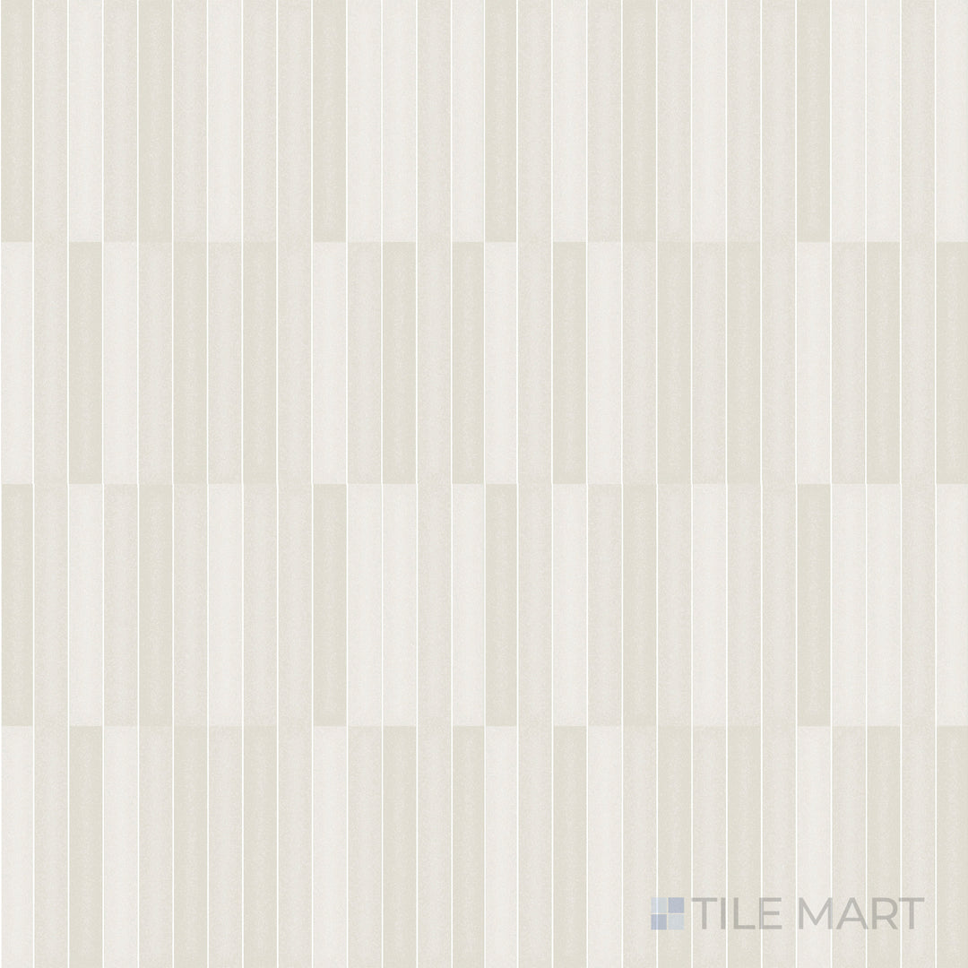 Overhead image of Roku Greige 4.5X9 Matte Porcelain, a neutral-toned tile with a balanced mix of grey and beige hues in a matte finish.