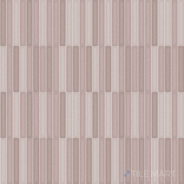 Bird’s-eye view of Roku Red 4.5X9 Matte Porcelain, a rich red porcelain tile with a deep earthy tone and a contemporary matte finish.