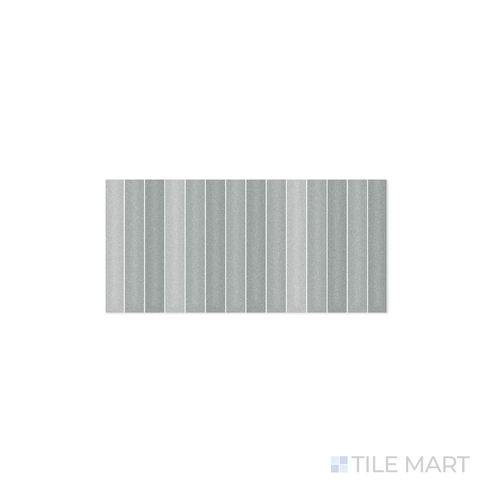 Roku Grey 4.5X9 Matte Porcelain Mosaic | Tilemart