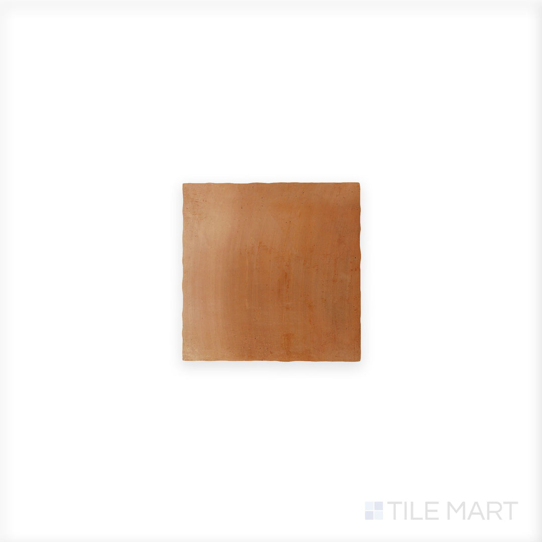 This image presents a full Fuego Antic 9x9 matte porcelain tile viewed from the top, highlighting its weathered look and traditional square format.