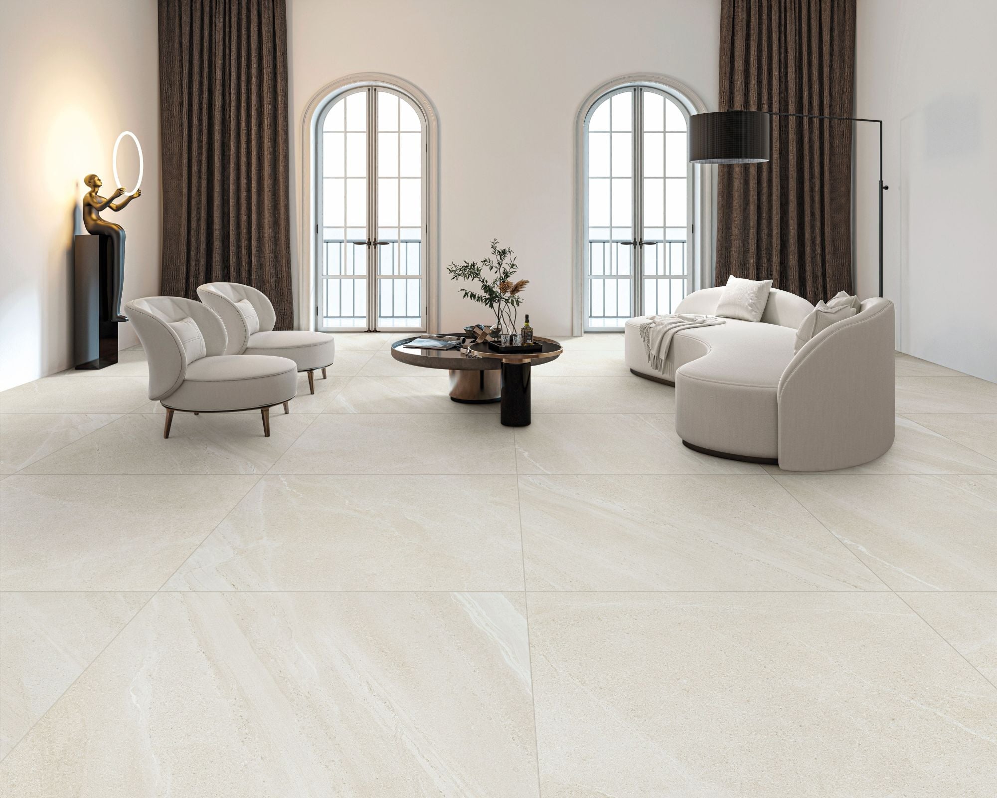 Nordic White 24X48 Grip Porcelain – Tilemart