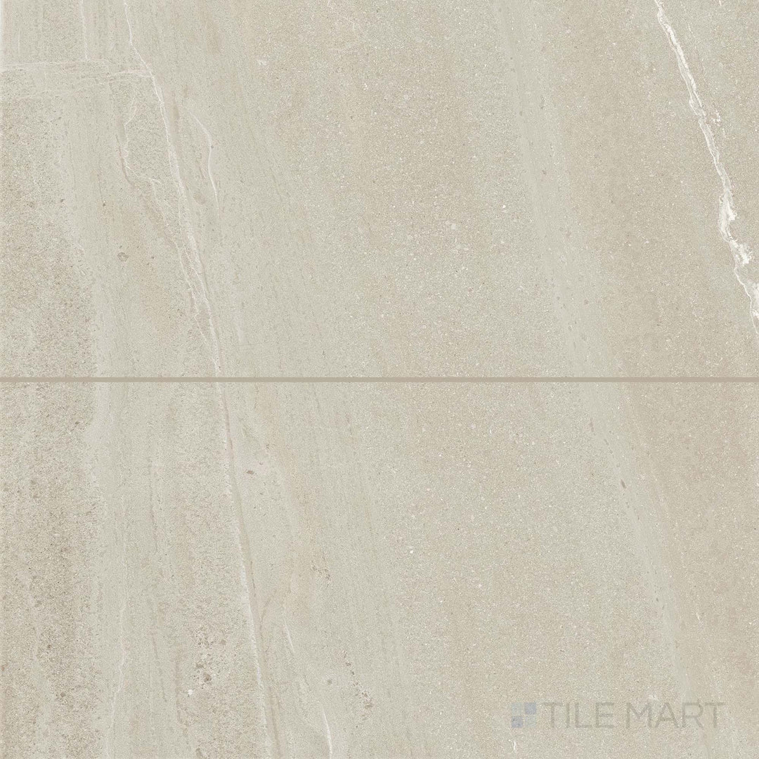 Overview of Nordic Silver 24x48 grip porcelain tiles laid together, highlighting their cool gray tones, subtle stone pattern, and slip-resistant texture.