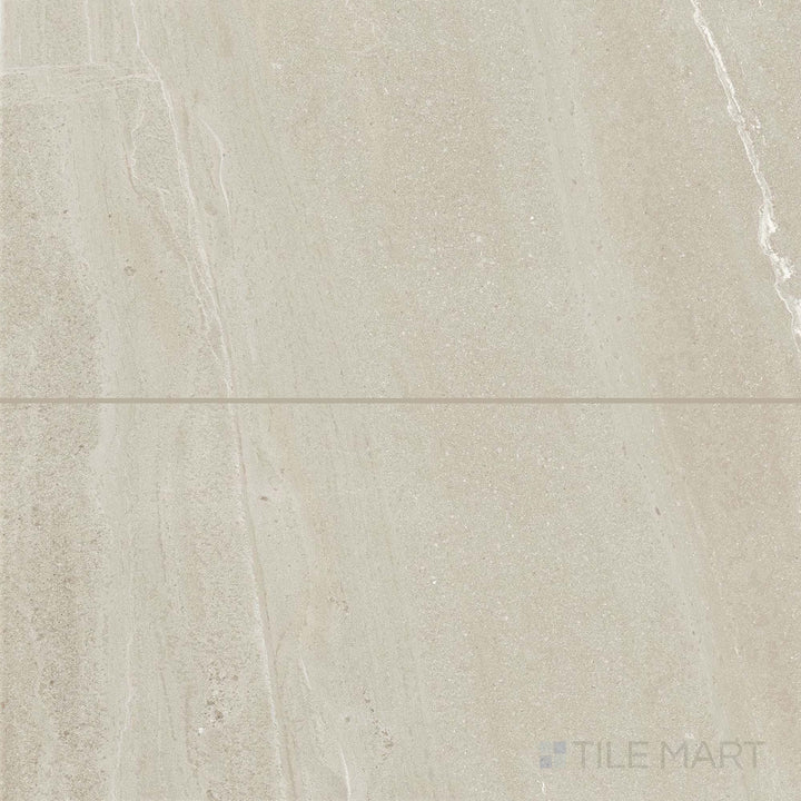 Overview of Nordic Silver 24x48 grip porcelain tiles laid together, highlighting their cool gray tones, subtle stone pattern, and slip-resistant texture.
