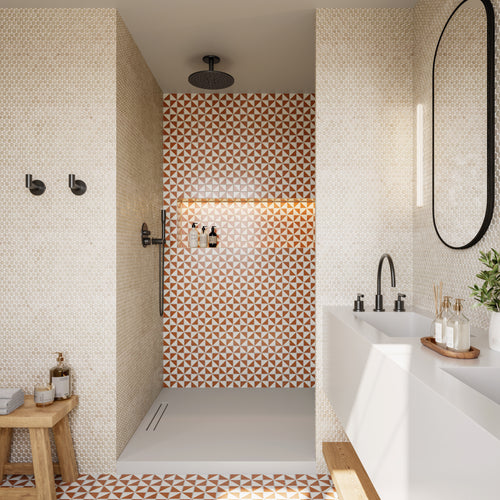 Icon Origami Ginger 2" Square Matte Mosaic