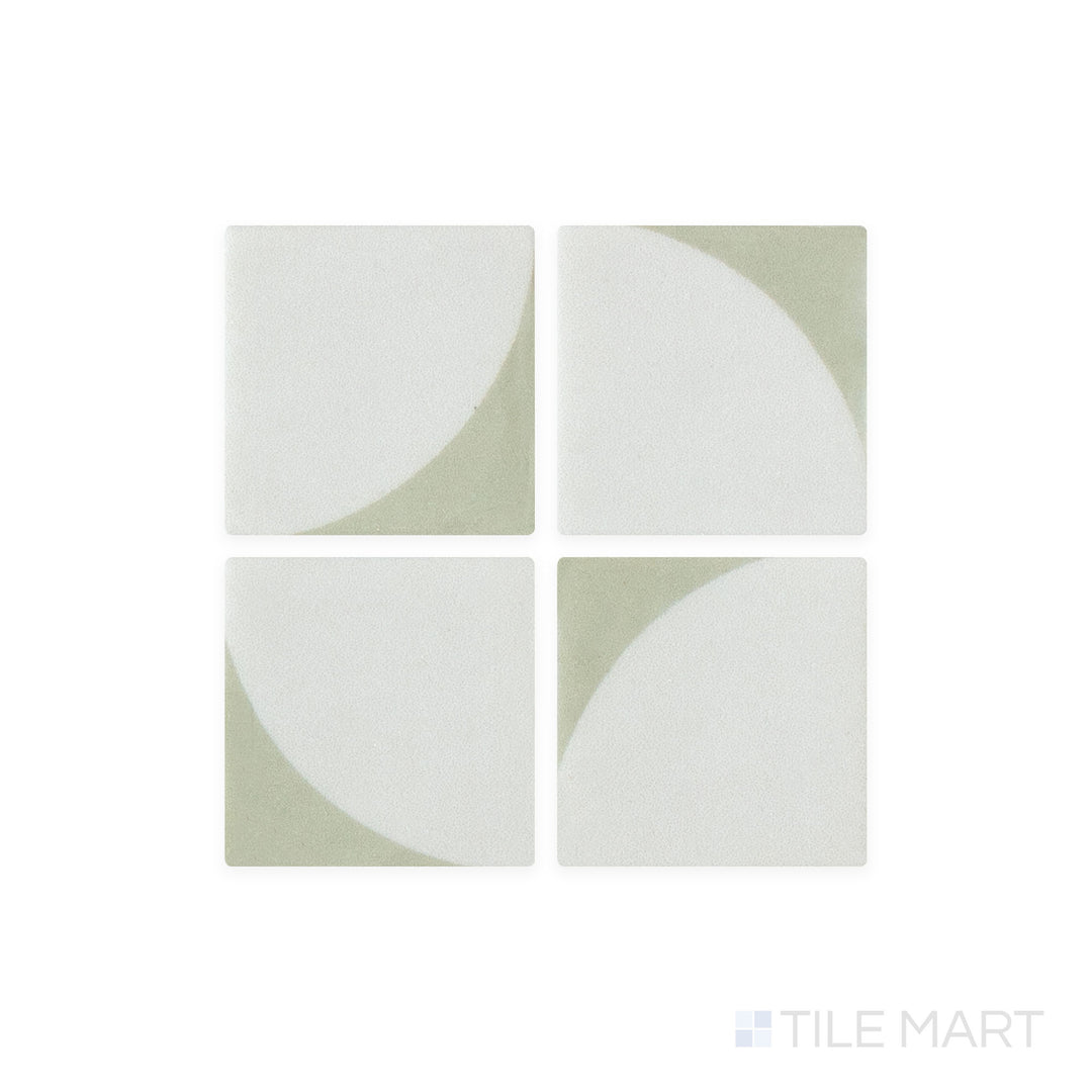 A finely detailed close-up of Onix Glass - Icon Cream 2" Square Memphis Matte Mosaic tile showcases its warm cream tone and smooth matte surface for a timeless aesthetic.