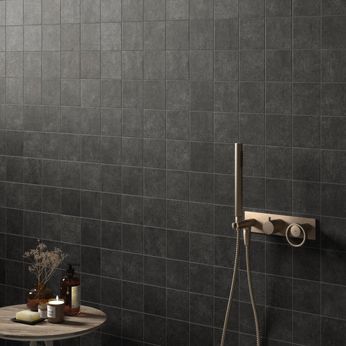 Stage Charcoal 4X4 Matte Porcelain Tile
