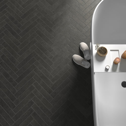 Stage Charcoal 2.5X12 Matte Porcelain Subway Tile