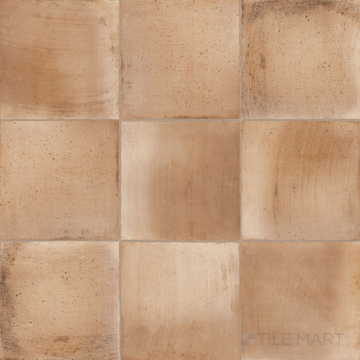 Overview of Fuego Natural 9x9 matte porcelain tile, emphasizing organic stone-like variation and a muted, natural palette.