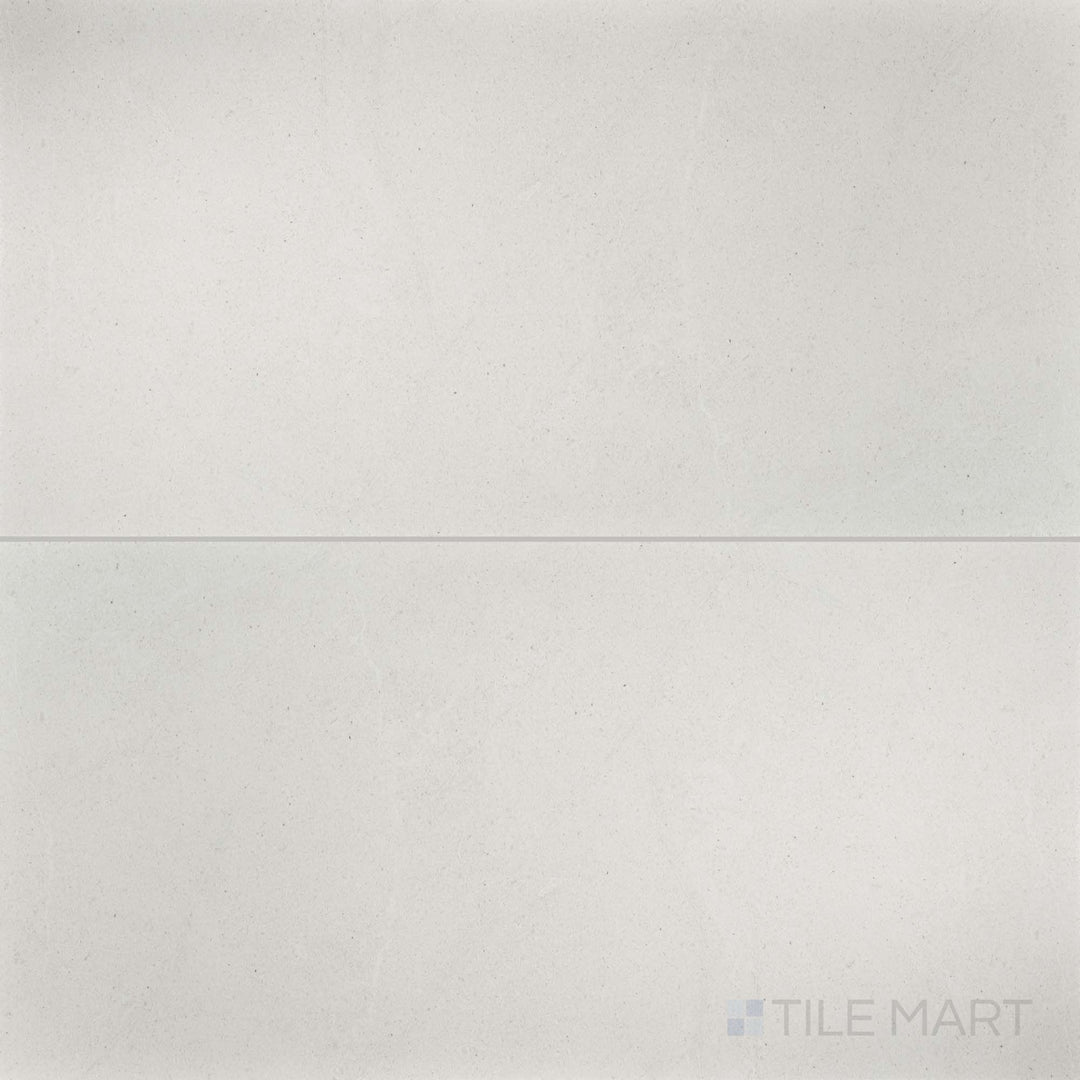 Full view of Lime Evolution Ice 24x48 grip matte ceramic tile, featuring a textured anti-slip surface in a light, natural stone finish.