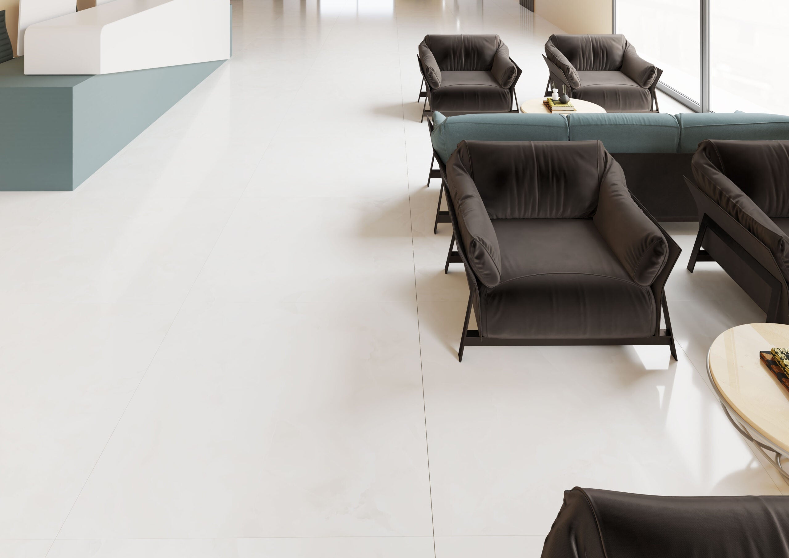 Soller Onyx Blanco 48X48 Polished Porcelain Tile | Tilemart