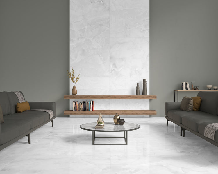 Soller Onyx Marfil 48X48 Polished Porcelain Tile