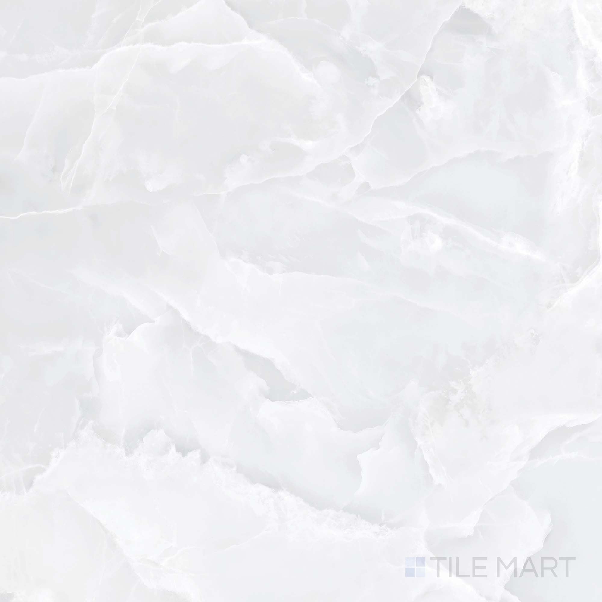 Soller Onyx Blanco 48X48 Polished Porcelain Tile | Tilemart