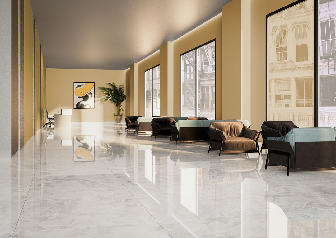 Soller Onyx Marfil 48X48 Polished Porcelain Tile