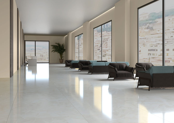 Soller Onyx Blanco 24X48 Polished Porcelain Tile