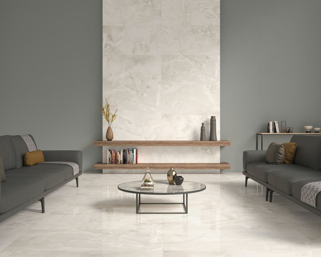 Soller Onyx Marfil 24X48 Polished Porcelain Tile