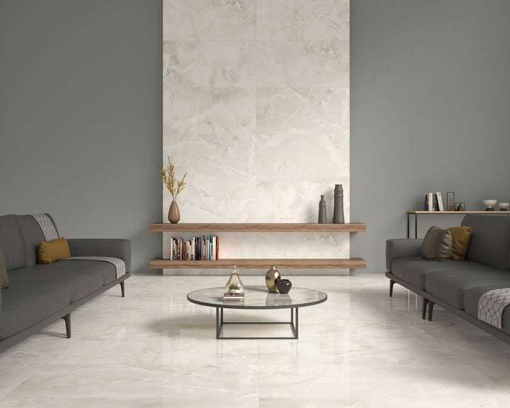 Soller Onyx Marfil 24X48 Polished Porcelain Tile