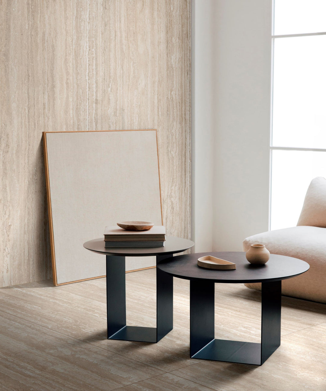 Travertine Veincut Beige 24X48 Matte Porcelain Tile