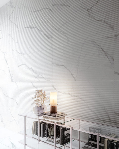 Prestigio Arabescatto 24X48 Matte Porcelain Ribbed Panel