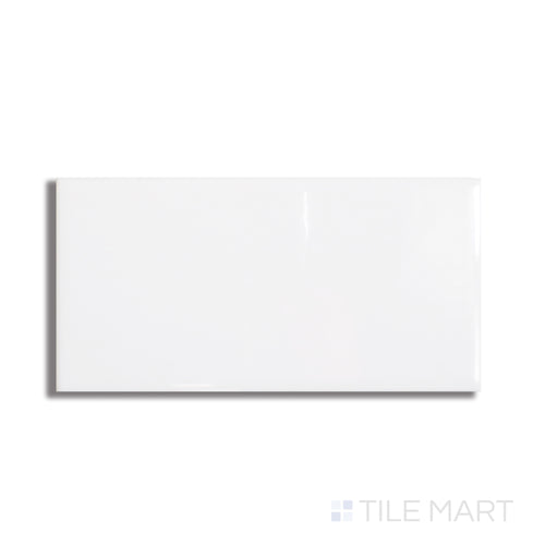 Basics White 3X6 Glossy Ceramic