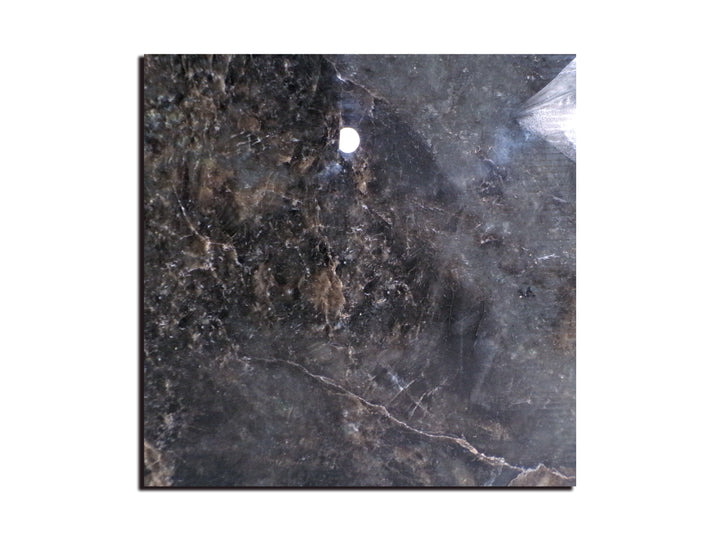 Flat lay of Luxury Almond Green 48X48 Polished Porcelain, presenting a muted greenish-beige porcelain tile with elegant natural movement and a polished sheen.