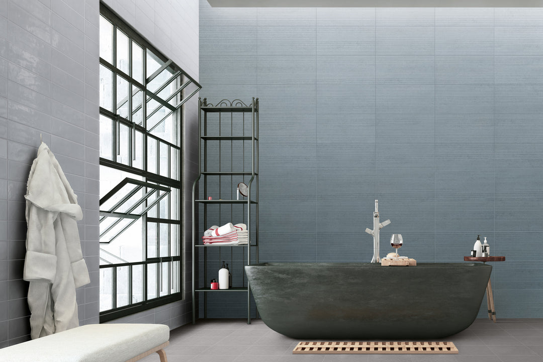 A natural and coastal-inspired ambiance with Urban Living Coastal 12X24 Chiseled Porcelain, showcasing rugged textures that add depth and authenticity.