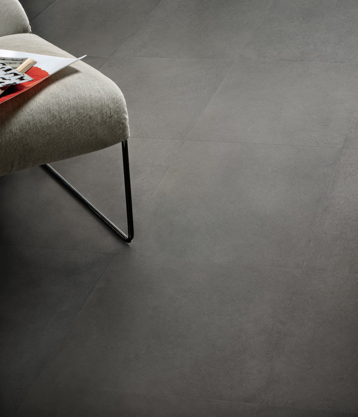 Urban Living Metropolis Matte Porcelain shown in a modern space, emphasizing its refined surface and contemporary character.