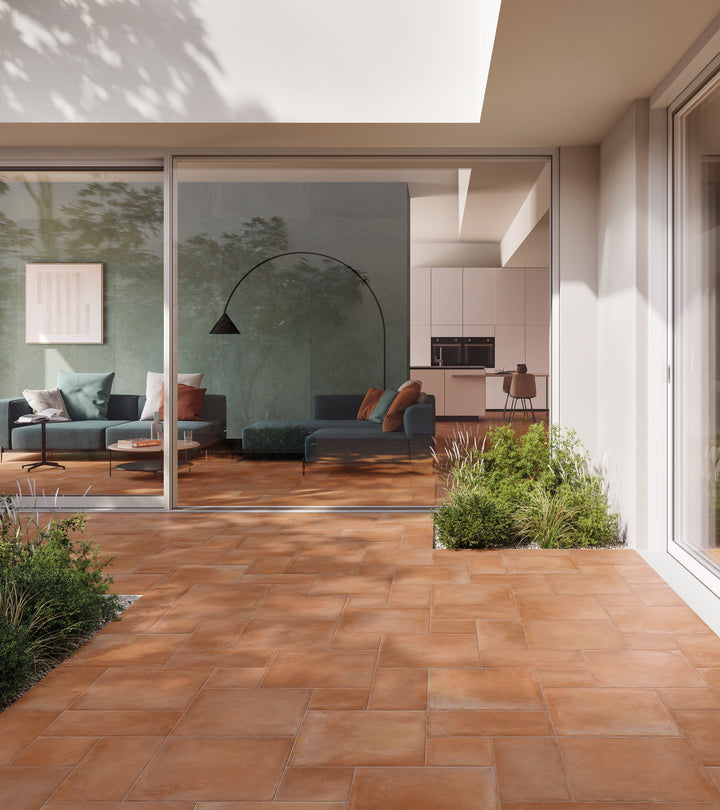 Crete Terracotta Matte Porcelain Versailles Set Anti-Slip Tile