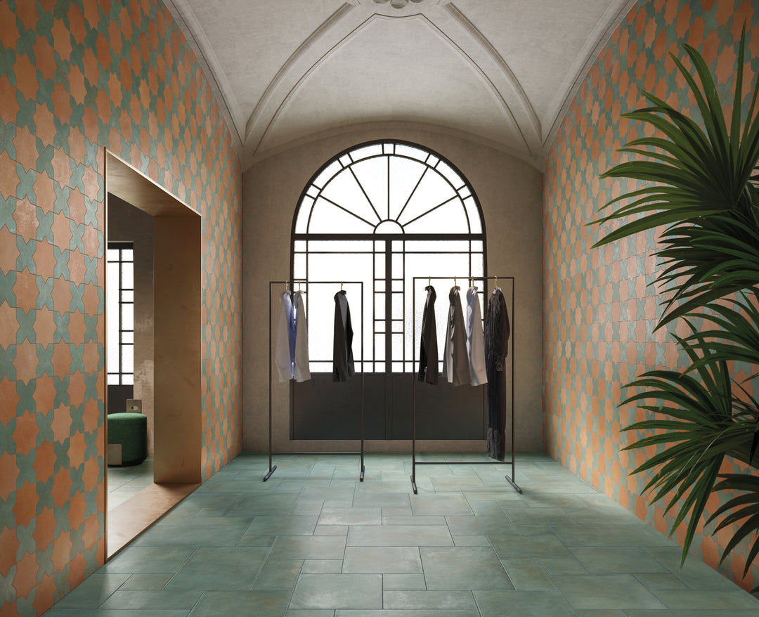 Crete Rame Matte Porcelain Versailles Set Anti-Slip Tile