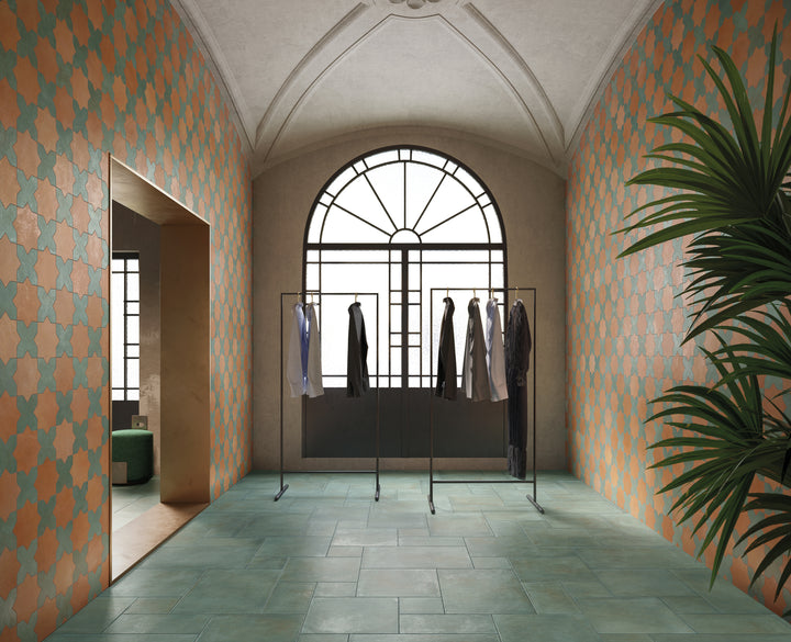 Crete Rame Matte Porcelain Versailles Set Anti-Slip Tile