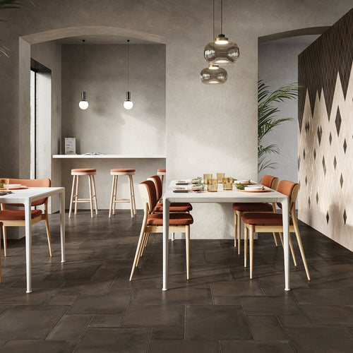 Crete Bronzo Matte Porcelain Versailles Set Anti-Slip Tile