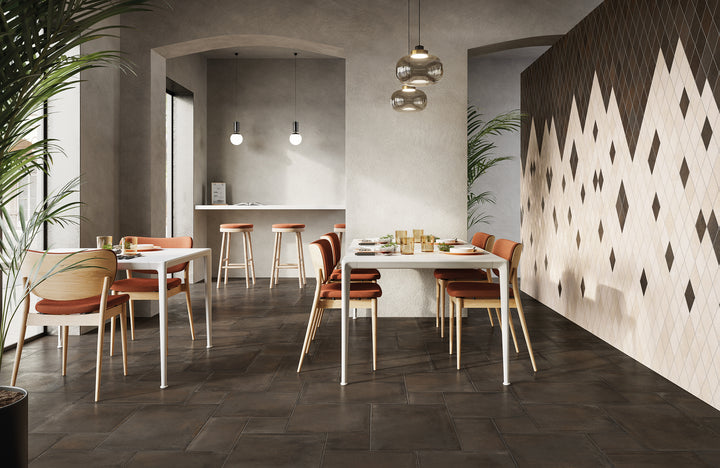 Crete Bronzo Matte Porcelain Versailles Set Anti-Slip Tile