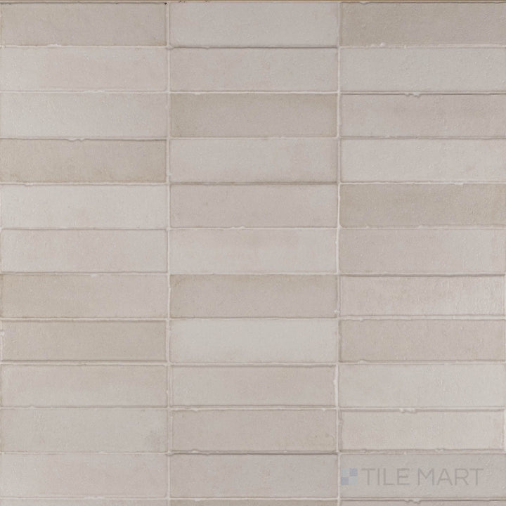 Daster 3D White 16x48 matte porcelain tile with sculptural texture and a modern architectural look