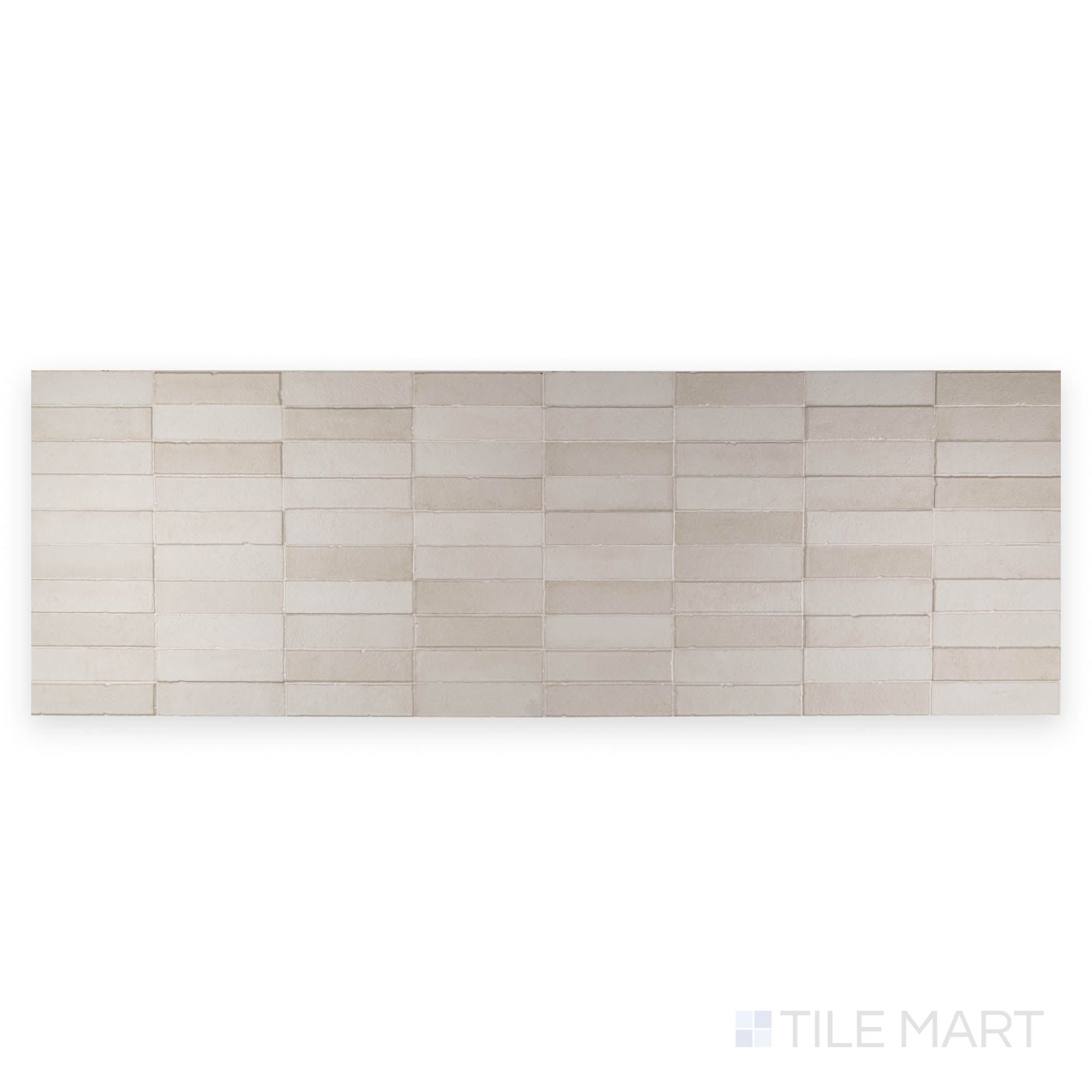 Daster 3D White 16X48 Matte Porcelain | Tilemart