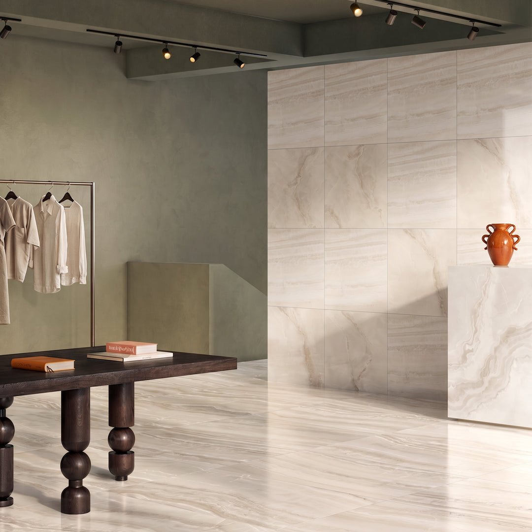 Venus 3D Crystal 48X48 Honed Porcelain Tile