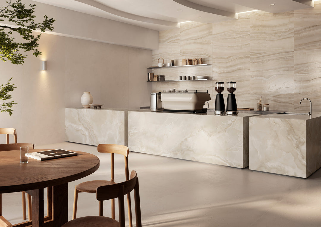 Venus 3D Amber 48X48 Honed Porcelain Tile