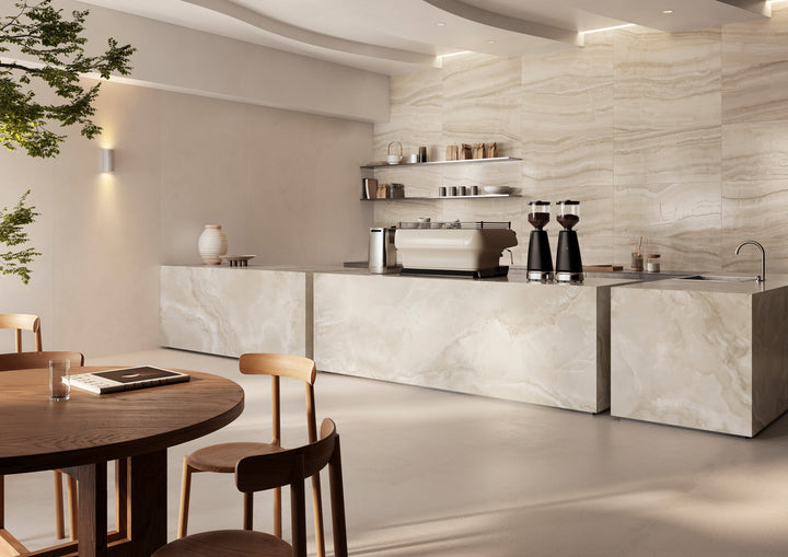 Venus 3D Amber 48X48 Honed Porcelain Tile