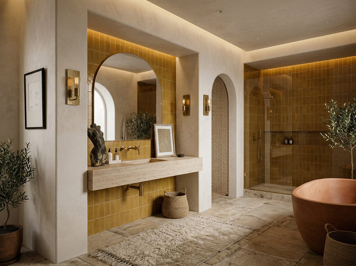Amarcord Miele 2X6 Glossy Porcelain Subway Tile