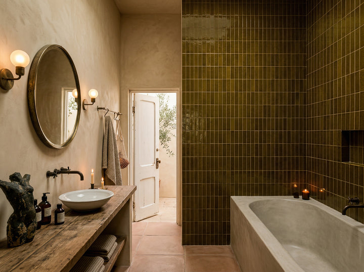 Amarcord Tabacco 2X6 Glossy Porcelain Subway Tile