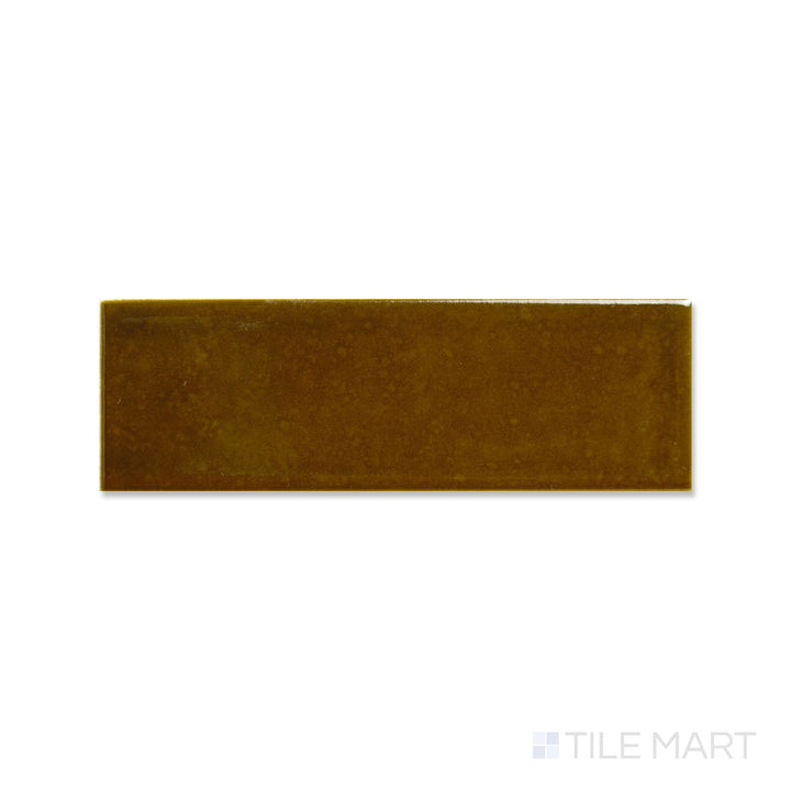 Amarcord Tabacco 2X6 Glossy Porcelain Subway Tile