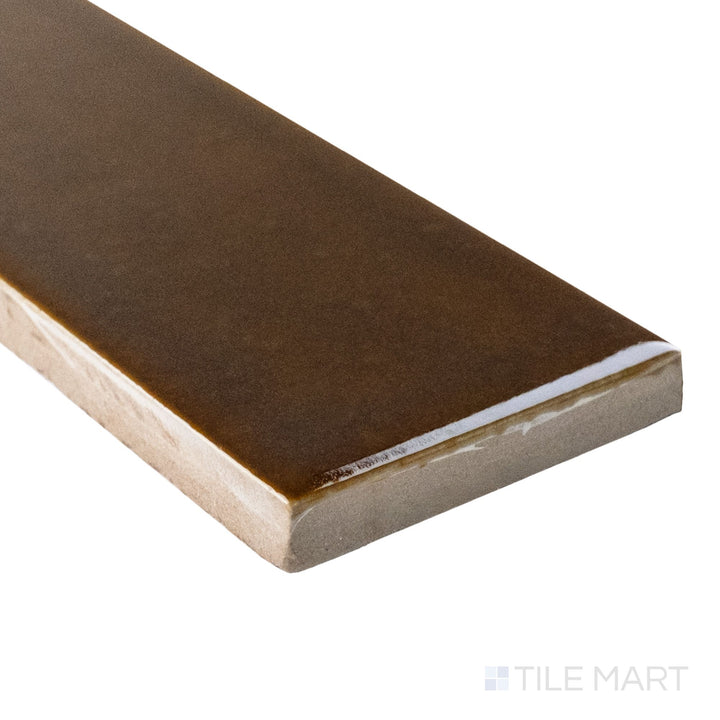 Amarcord Tabacco 2X6 Glossy Porcelain Subway Tile