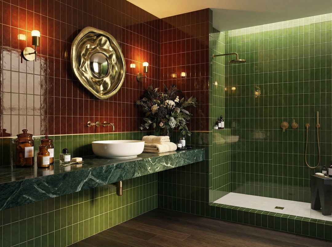 Amarcord Bosco 2X6 Glossy Porcelain Subway Tile