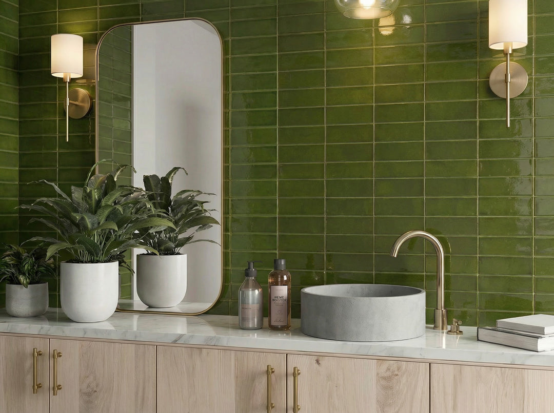 Amarcord Bosco 2X6 Glossy Porcelain Subway Tile