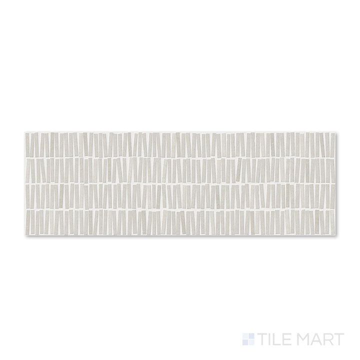 Bars Bone 16X48 Matte Porcelain 3D Decorative Panel