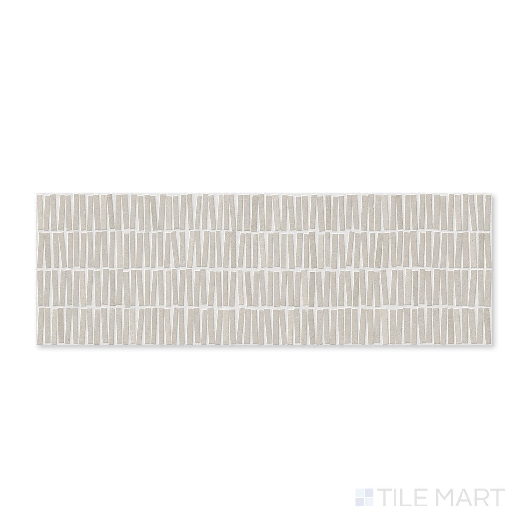Bars Sand 16X48 Matte Porcelain 3D Decorative Panel