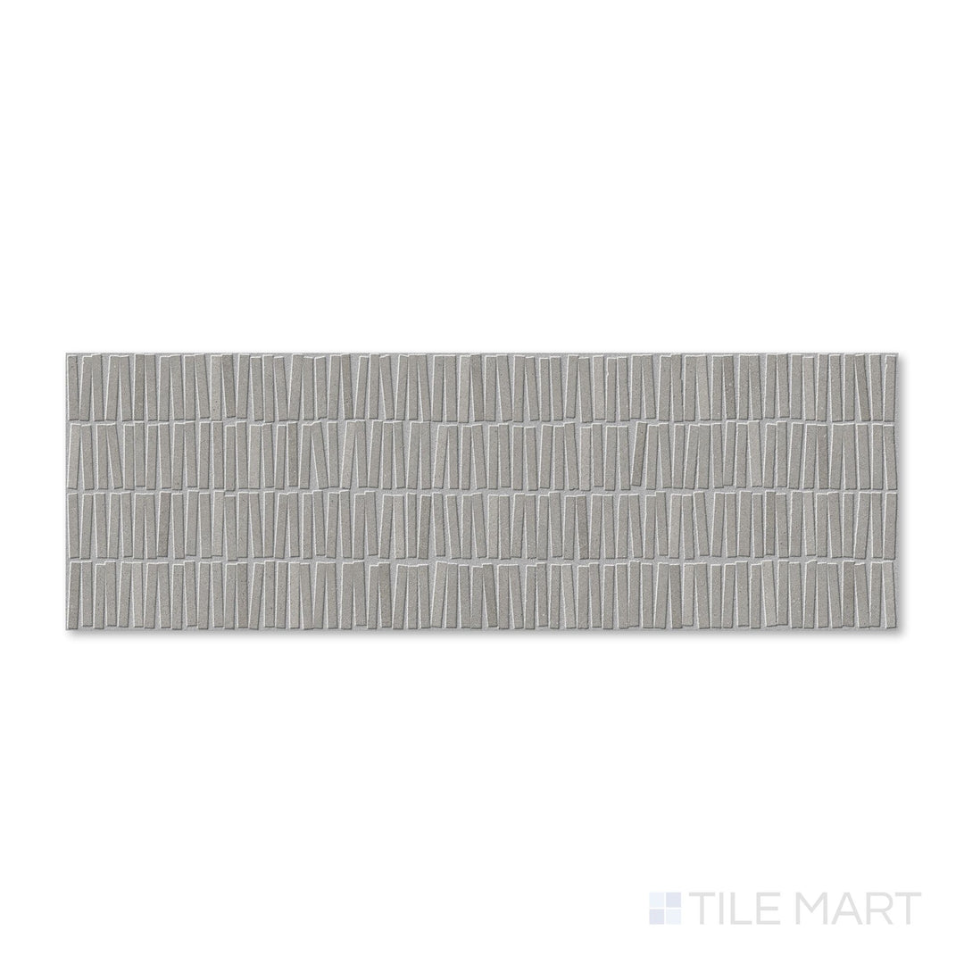 Bars Greige 16X48 Matte Porcelain 3D Decorative Panel